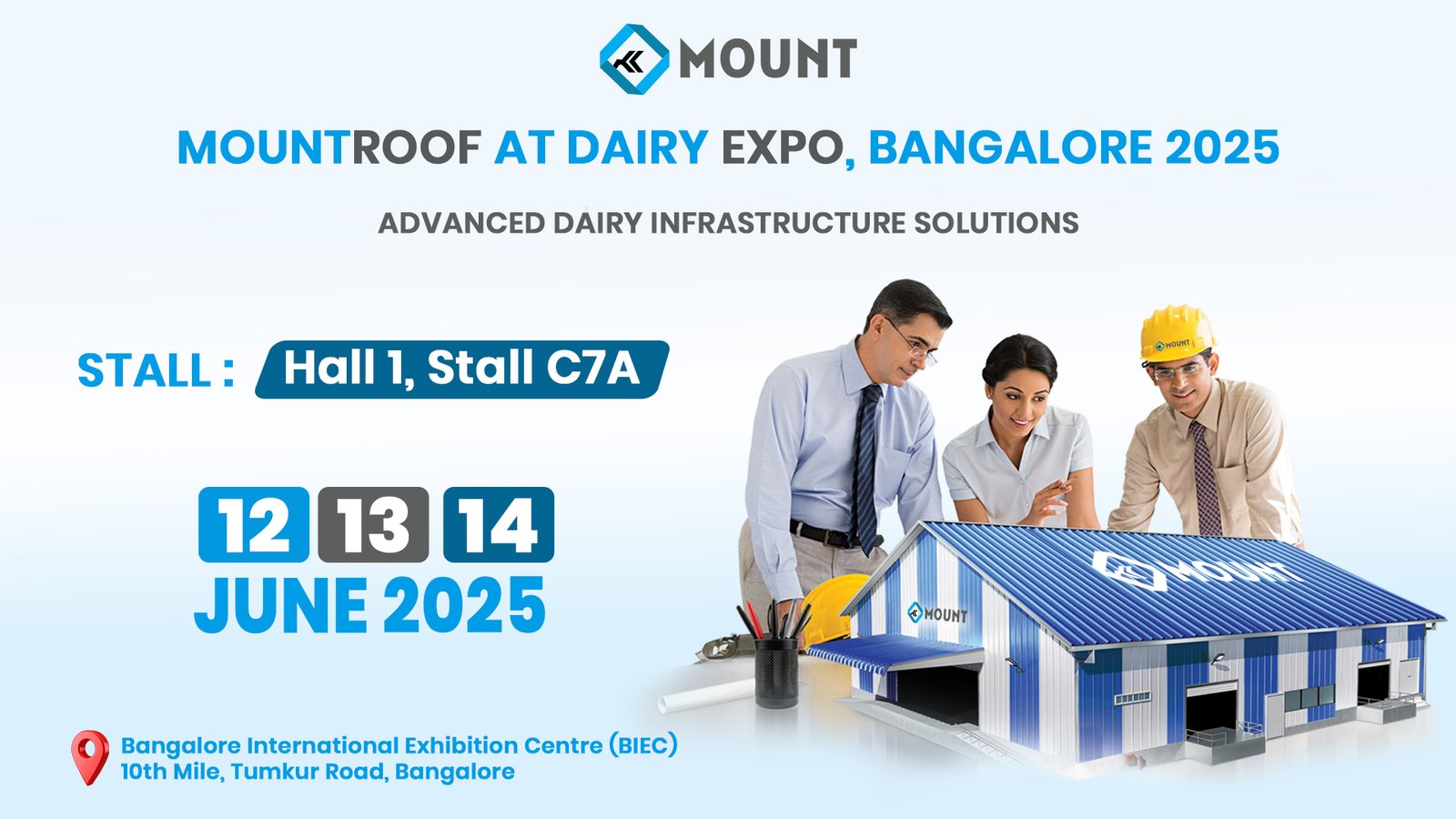 MountRoof at Dairy Expo 2025: Elevating India’s Dairy Infrastructure with Smarter Building Solutions