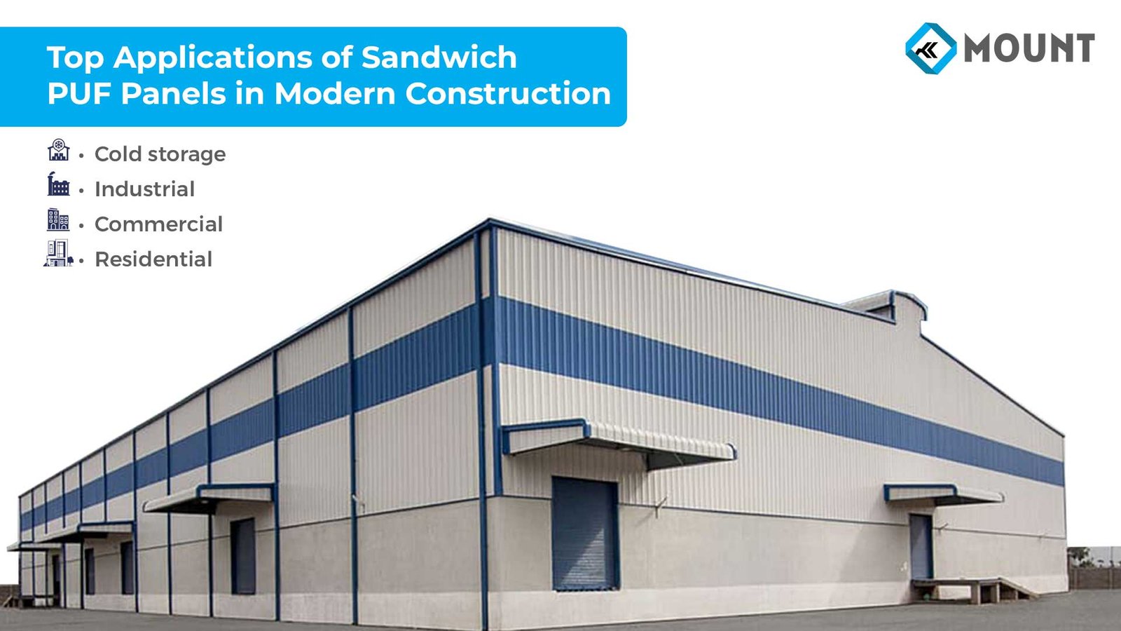 Top Applications of Sandwich PUF Panels in Modern Construction